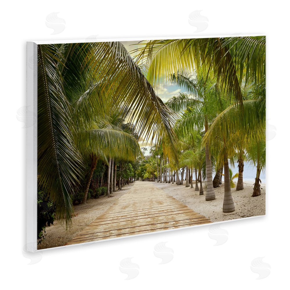 Natalie Carpentieri Tropical Boardwalk Path Wall Plaque Art Print