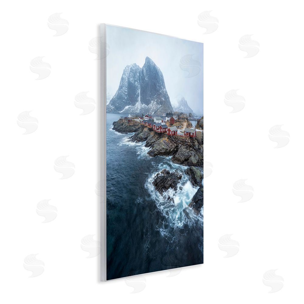 Danny Head Coastal Ocean Village Wall Plaque Art Print