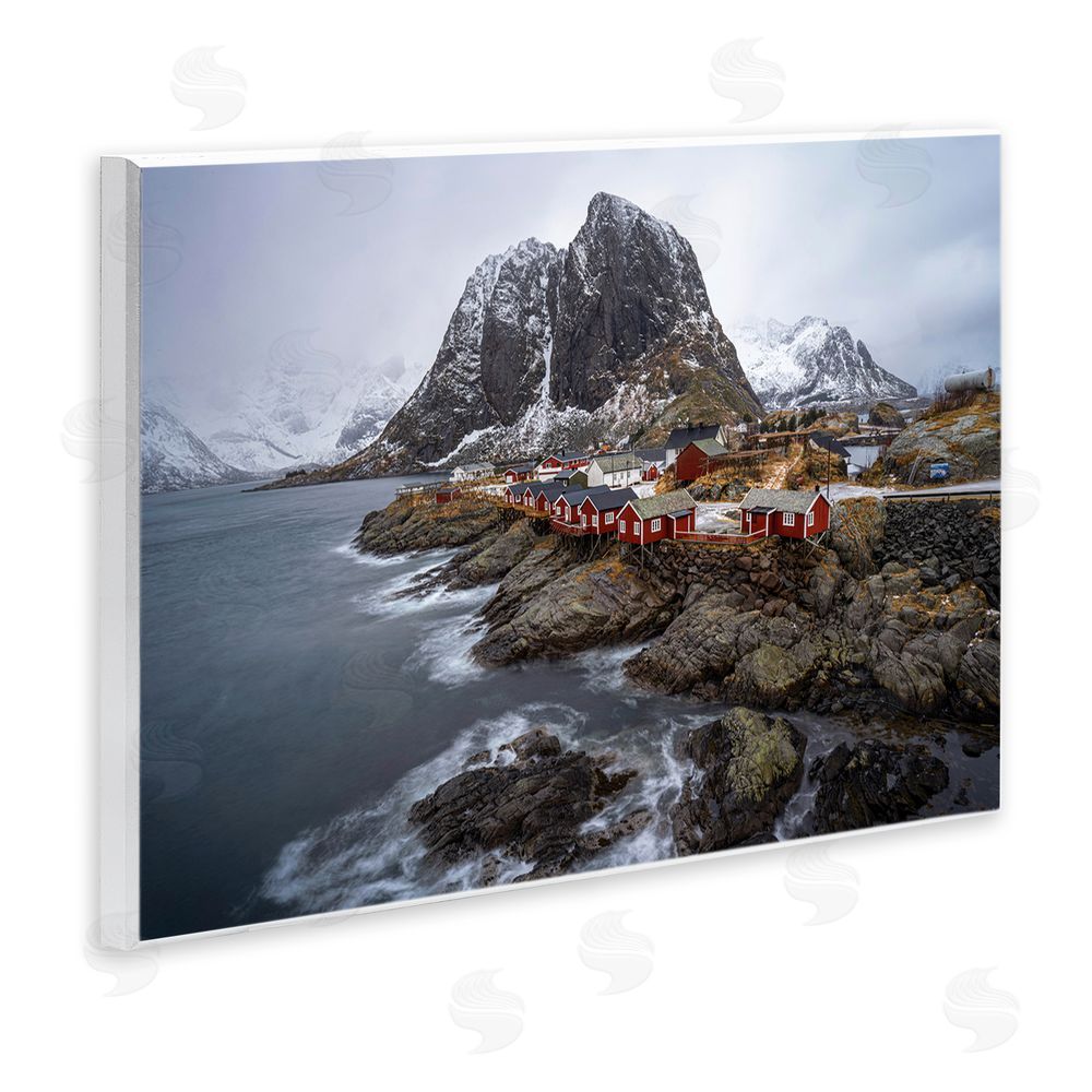 Danny Head Cliffside Nautical Town Wall Plaque Art Print