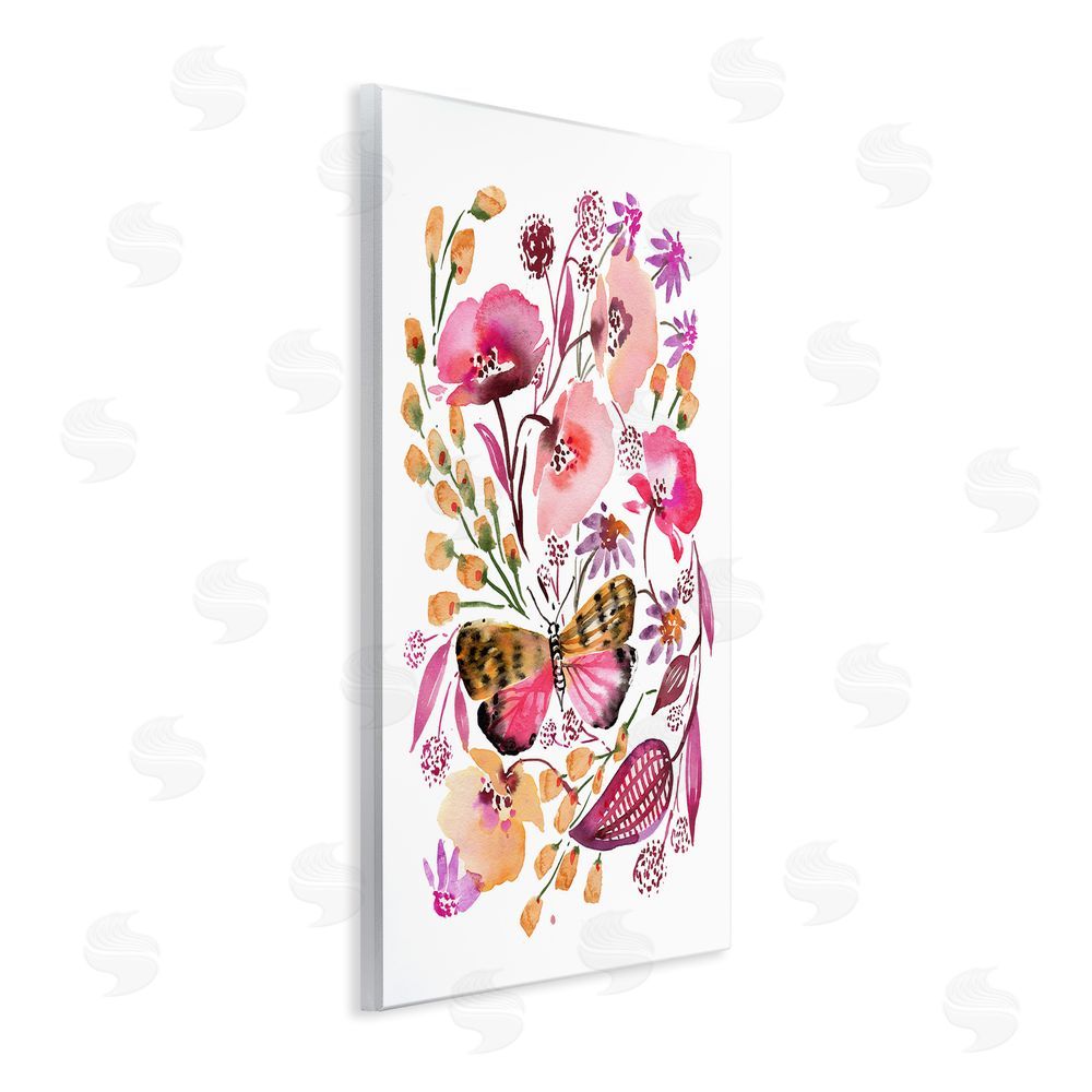 Bley Hack Abstract Pink Botanicals Wall Plaque Art Print