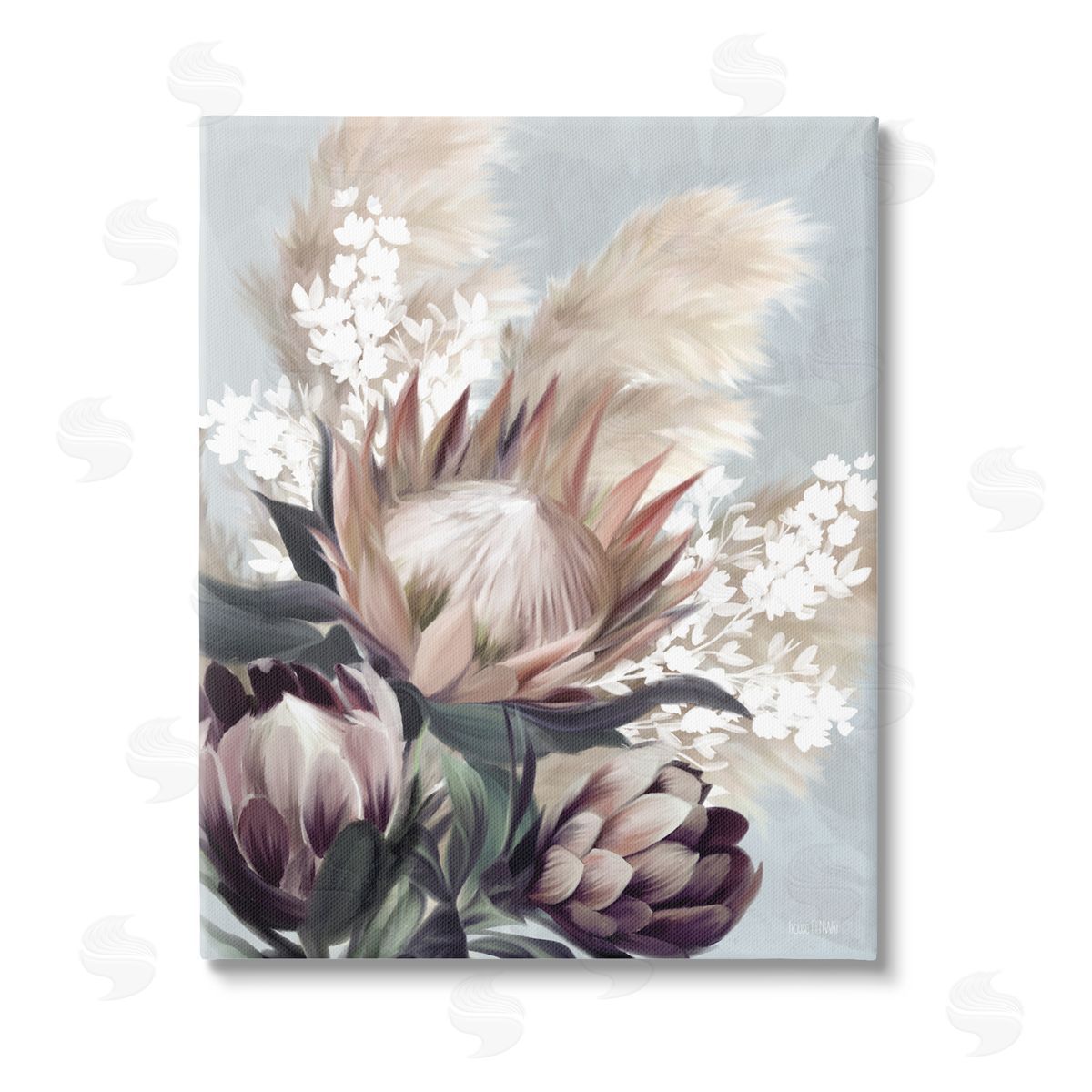 House Fenway Close Up Country Plants Stretched Canvas Wall Art Print