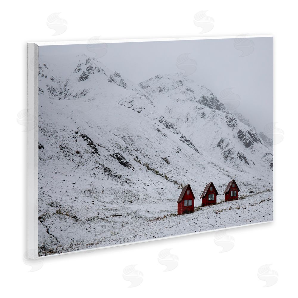 Daniel Sproul Snowy Mountain Pass Wall Plaque Art Print