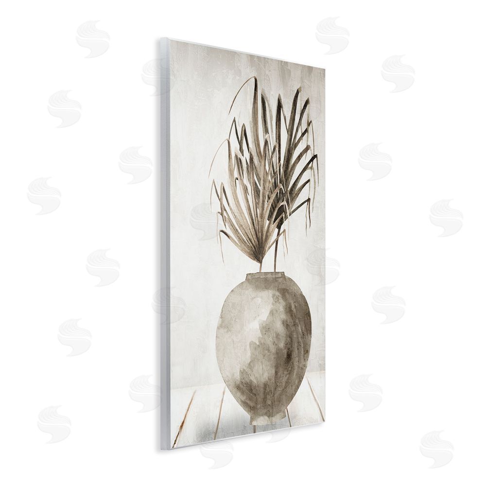 Kim Allen Neutral Palms Still Life Wall Plaque Art Print