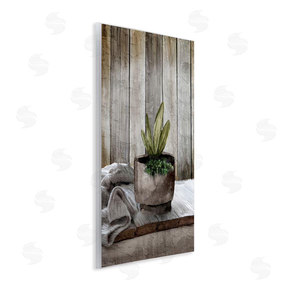 Kim Allen Potted Plant Still Life Wall Plaque Art Print
