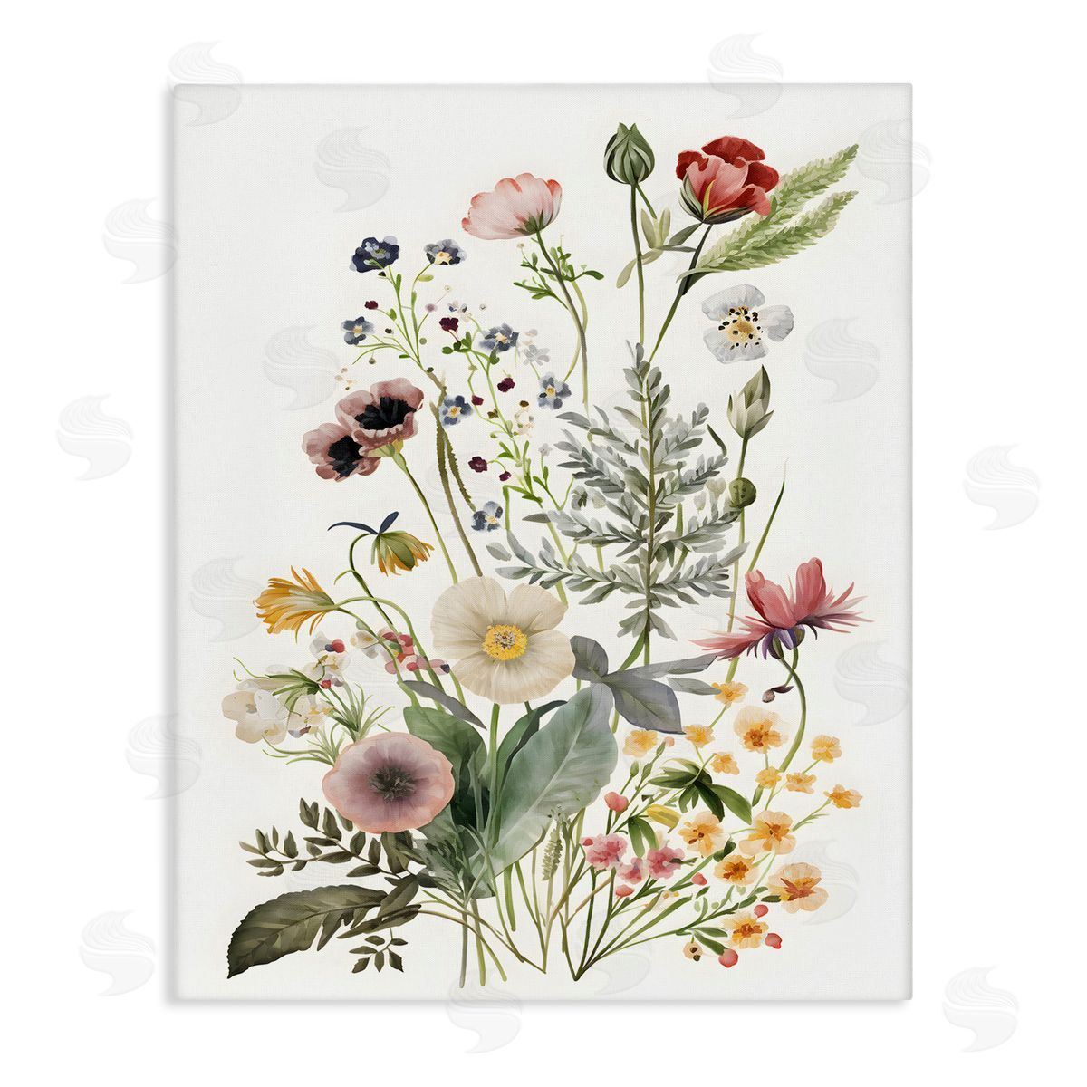 Subtle Spring Blossoms Canvas Wall Art, Home Decor by Petals Prints Design