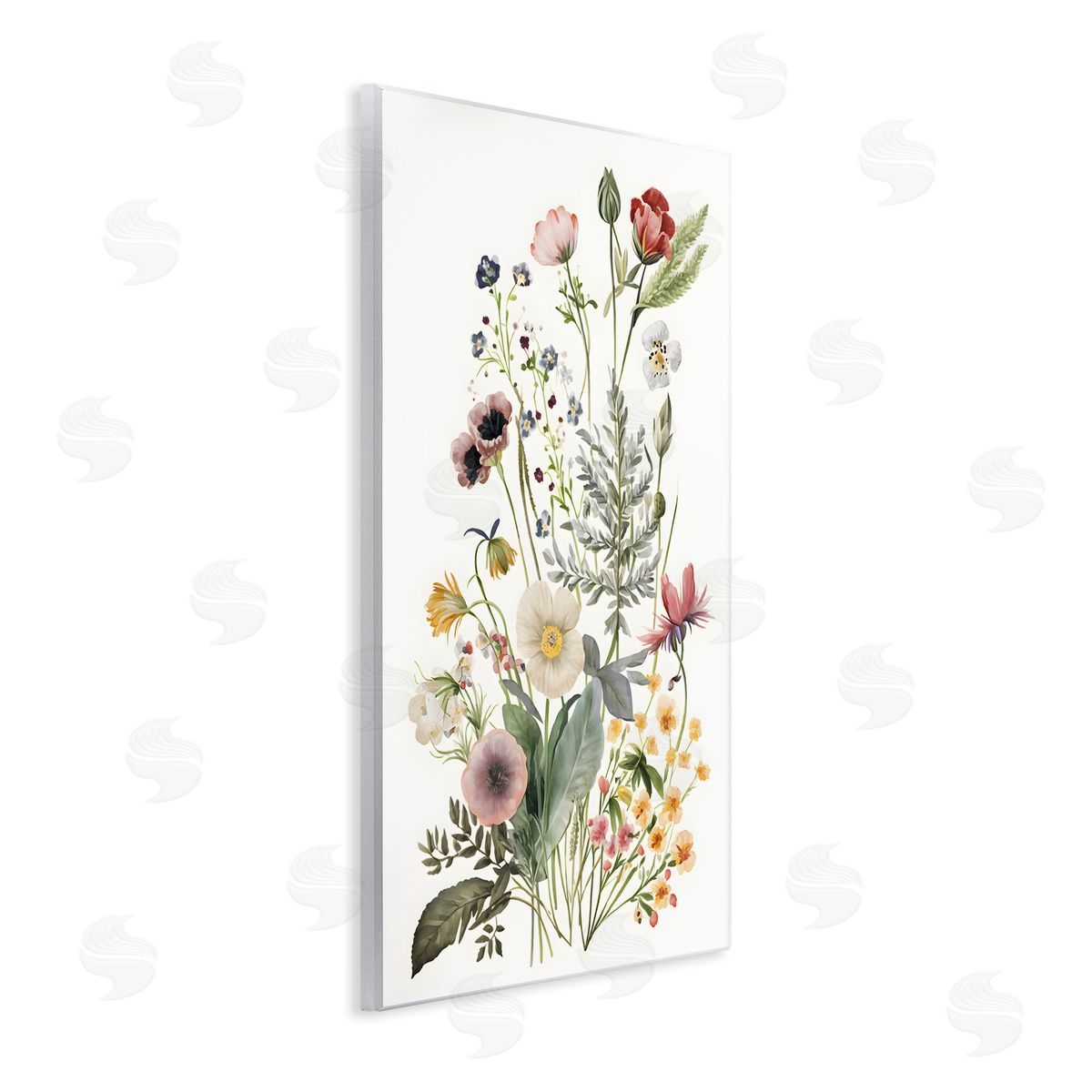 Subtle Spring Blossoms Wood Plaque Wall Art, Home Decor by Petals Prints Design