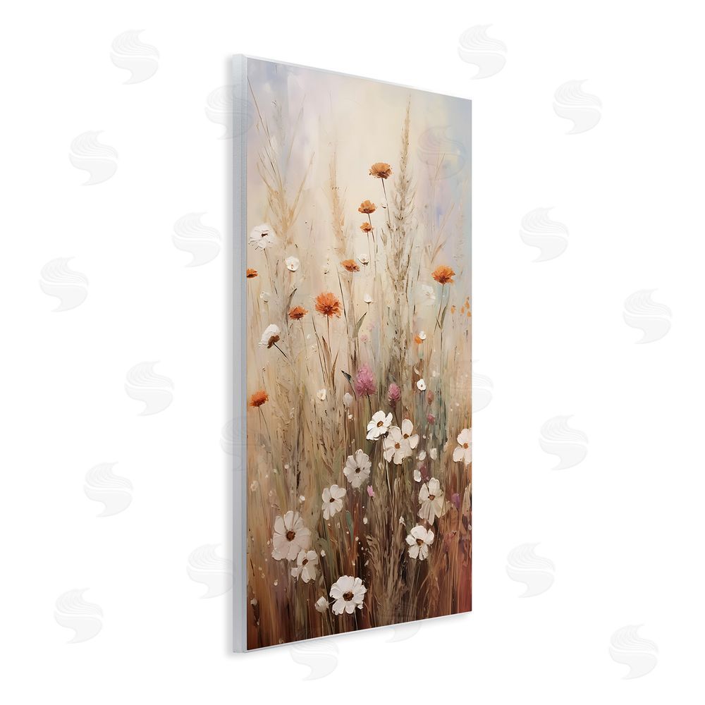 Petal Prints Design Wildflower Meadow Painting Wall Plaque Art Print