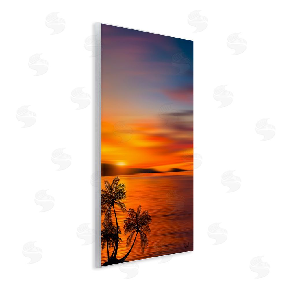Renel Peters Pleasant View Sunset  Wall Plaque Art Print