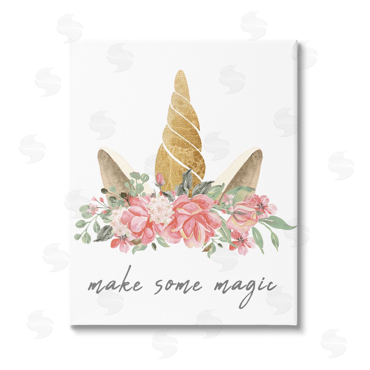 Stupell Studio Make Some Magic Unicorn Stretched Canvas Wall Art Print