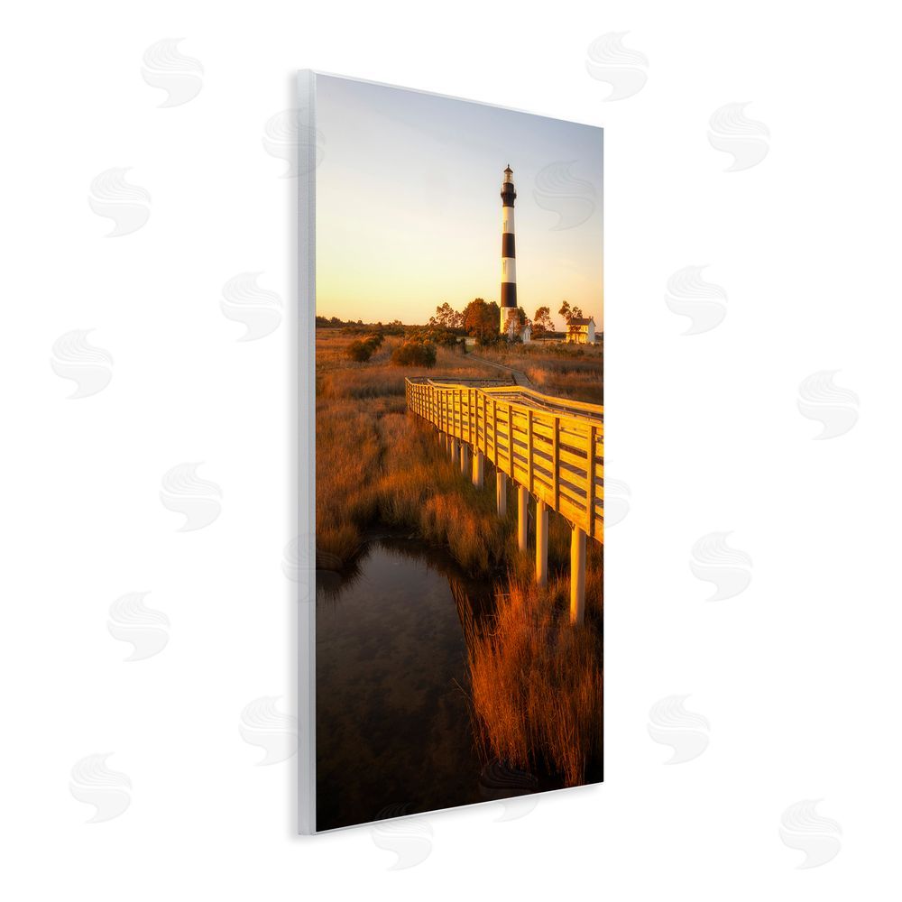 Danny Head Bridge to Lighthouse Wall Plaque Art Print