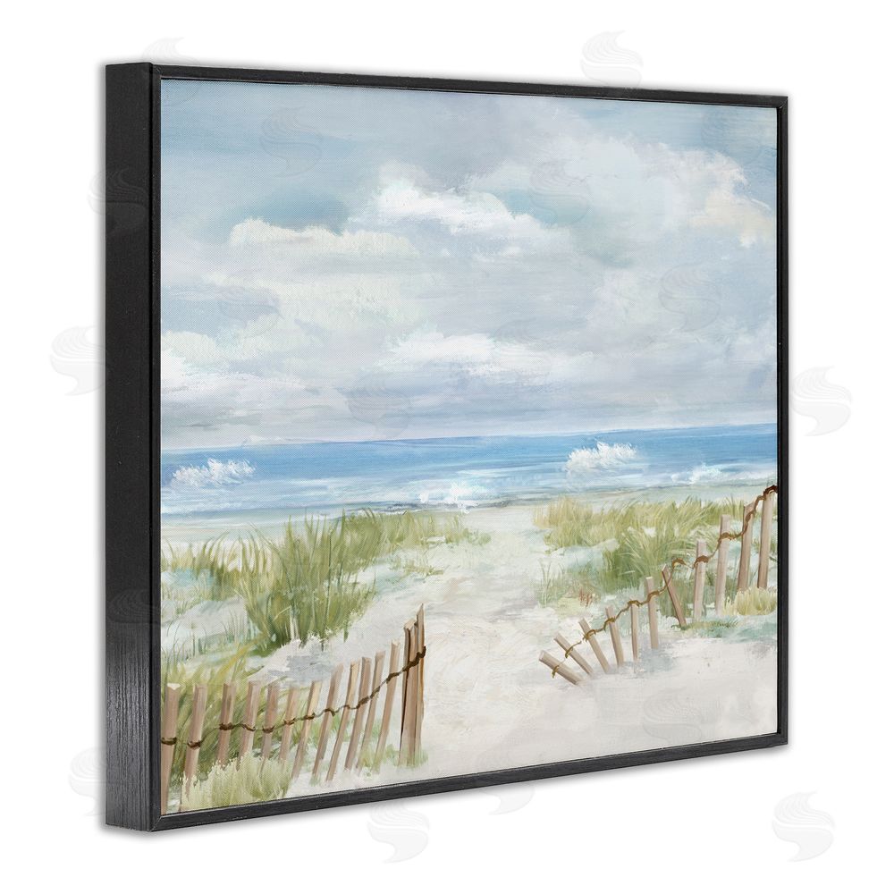 Carson Lyons On The Island Landscape Black Framed Giclee Wall Art Print