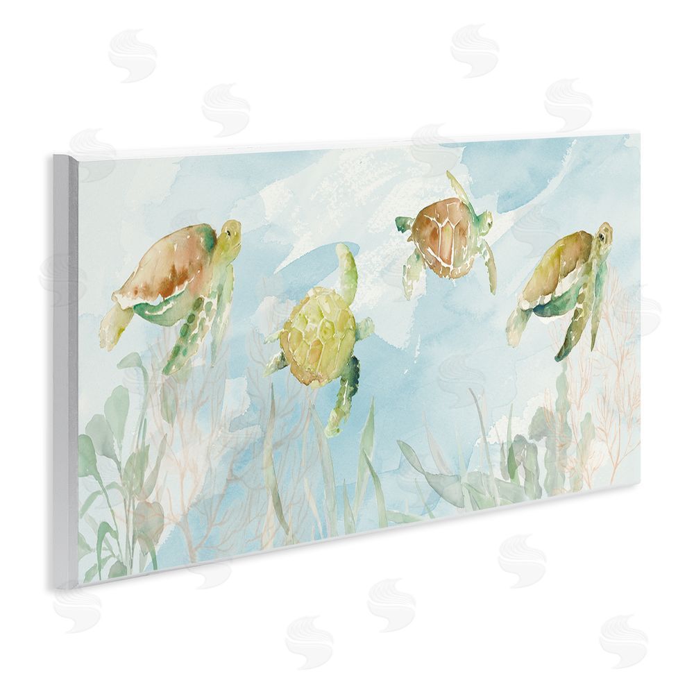 Lanie Loreth Turtles Swimming Among Reef Wall Plaque Art Print