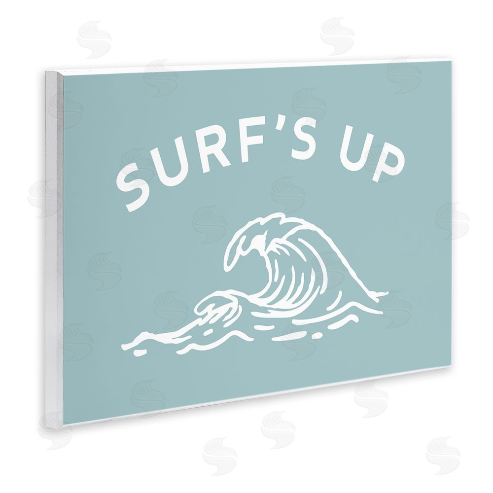 Stupell Studio Surf's Up Sea Wave Wall Plaque Art Print