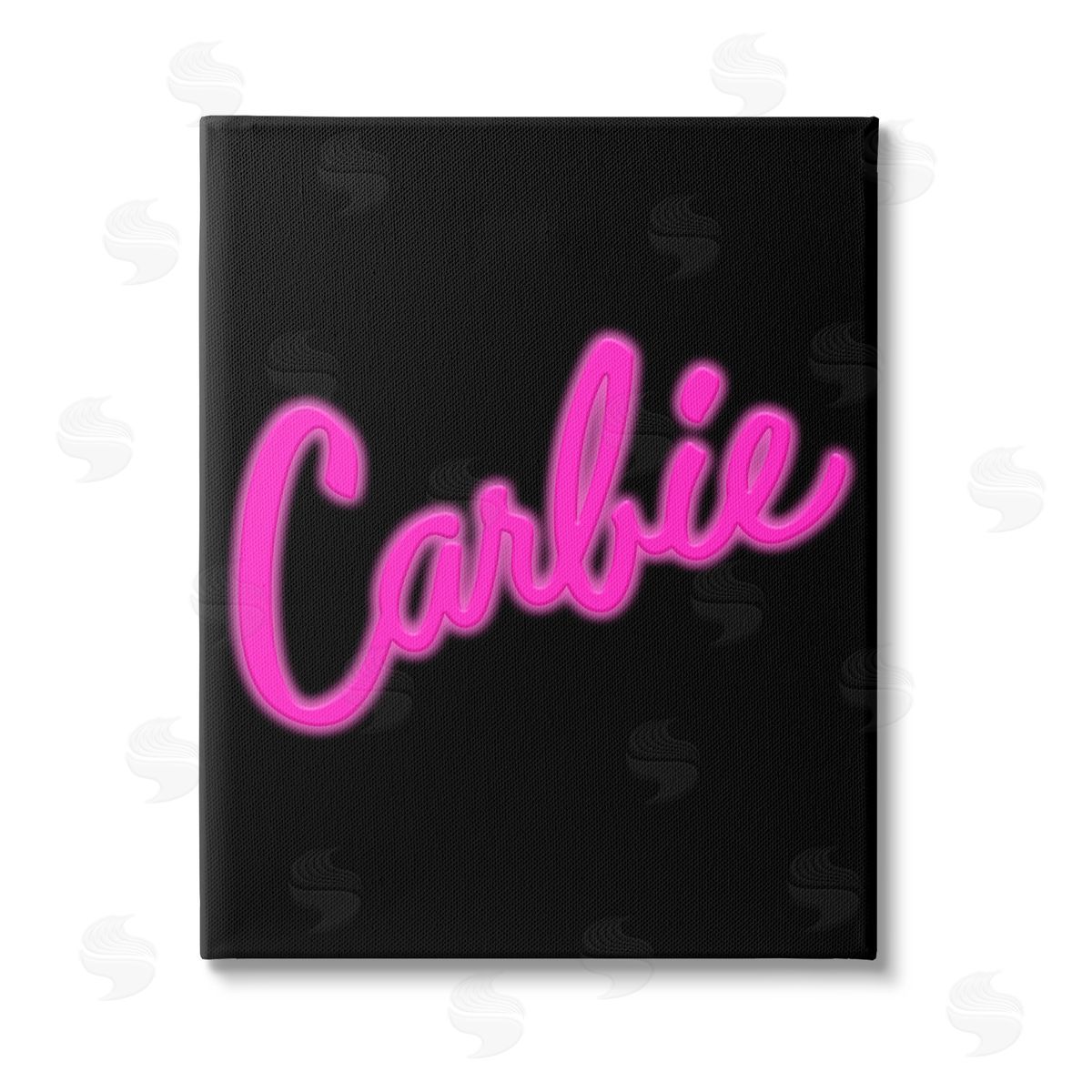 House of Lulu Carbie Funny Food Phrase Stretched Canvas Wall Art Print