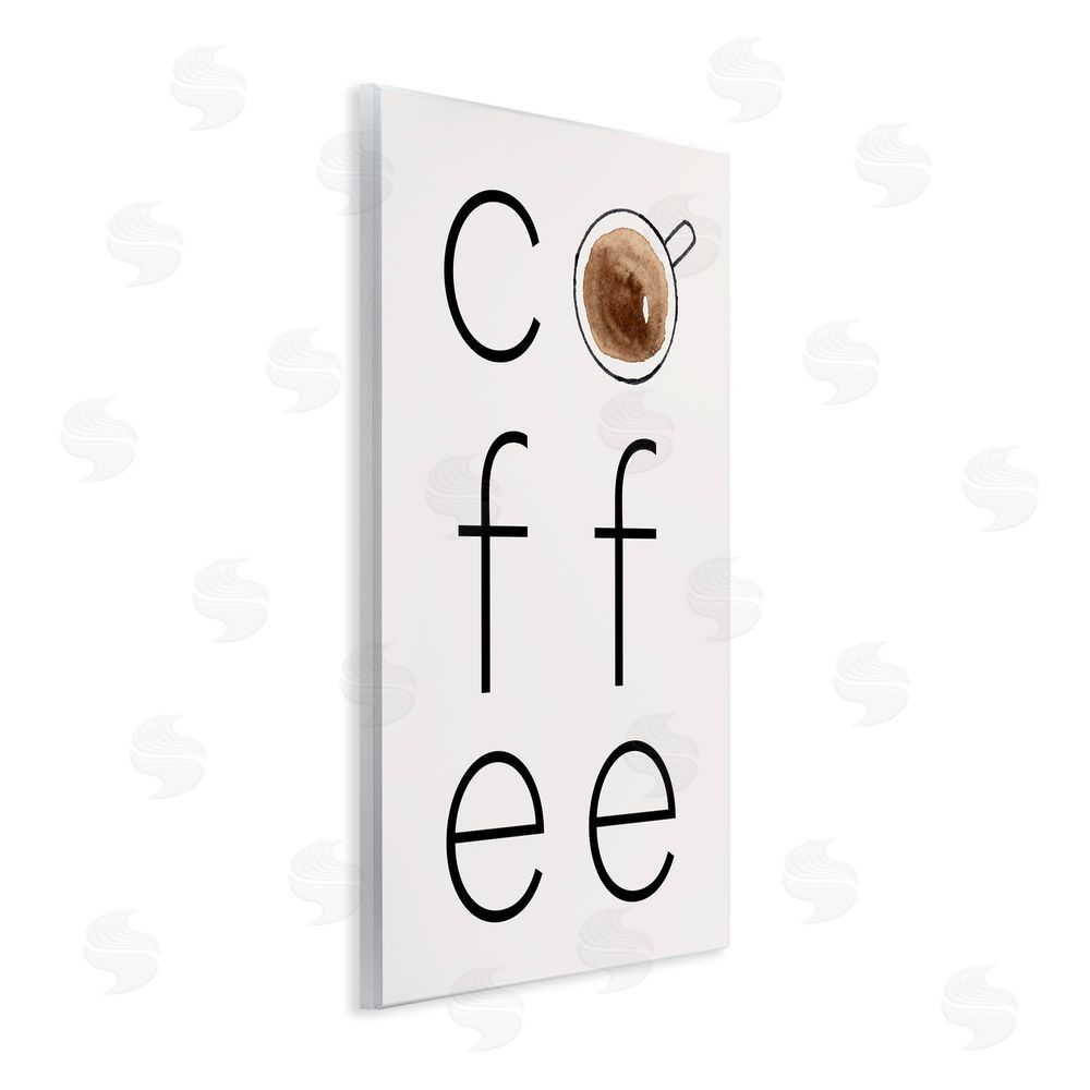 Corinne Rose Designs Coffee Text & Mug Wall Plaque Art Print
