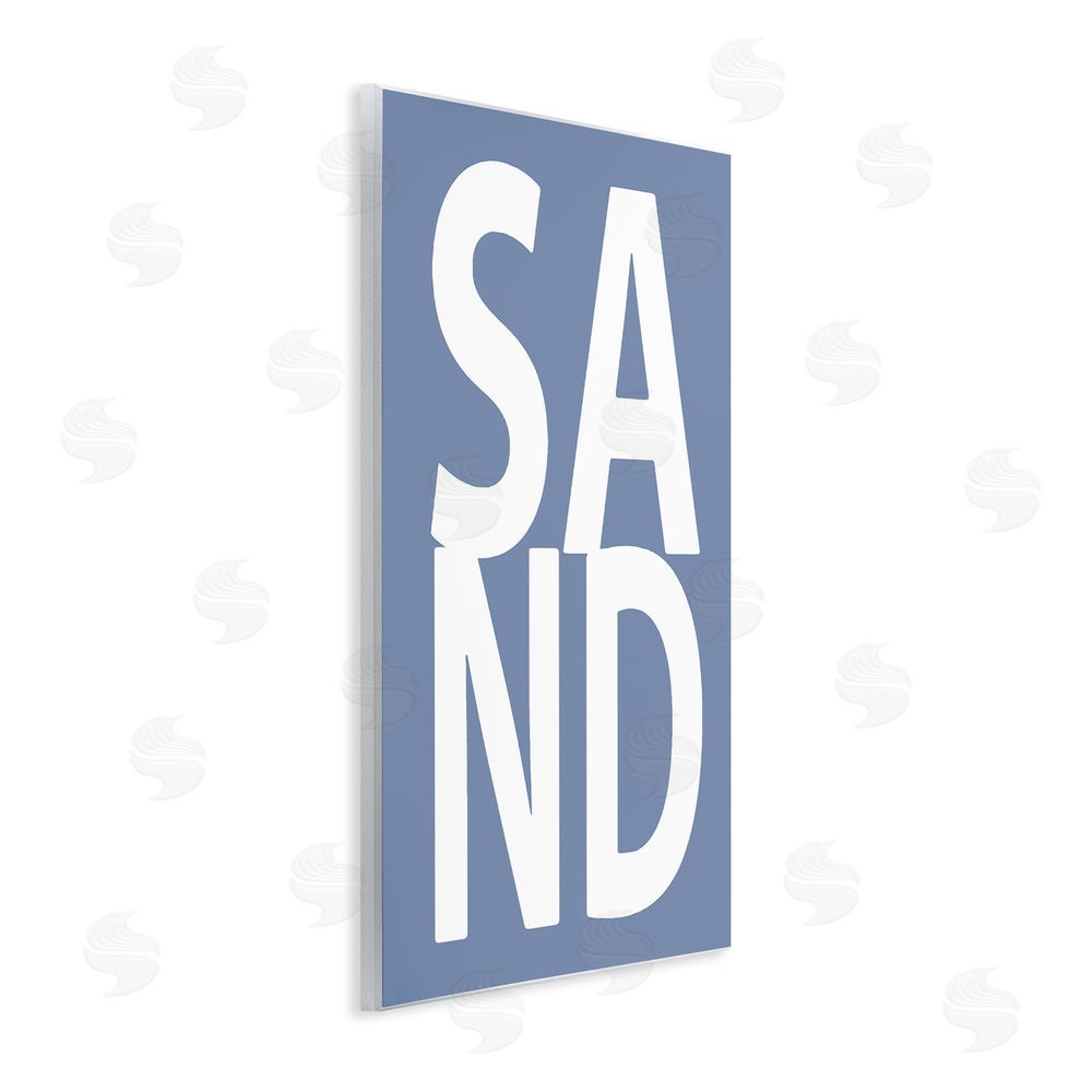 Jamie MacDowell Nautical Sand Phrase Wall Plaque Art Print