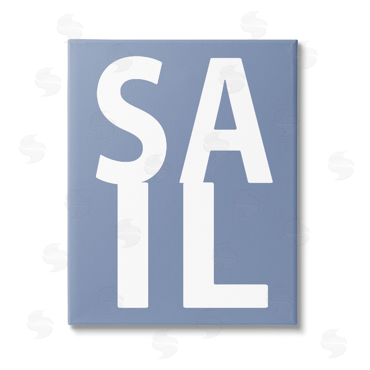 Jamie MacDowell Nautical Sail Text Stretched Canvas Wall Art Print