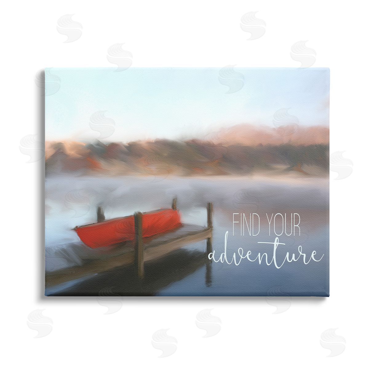 Kim Allen Find Your Adventure Dock Stretched Canvas Wall Art Print