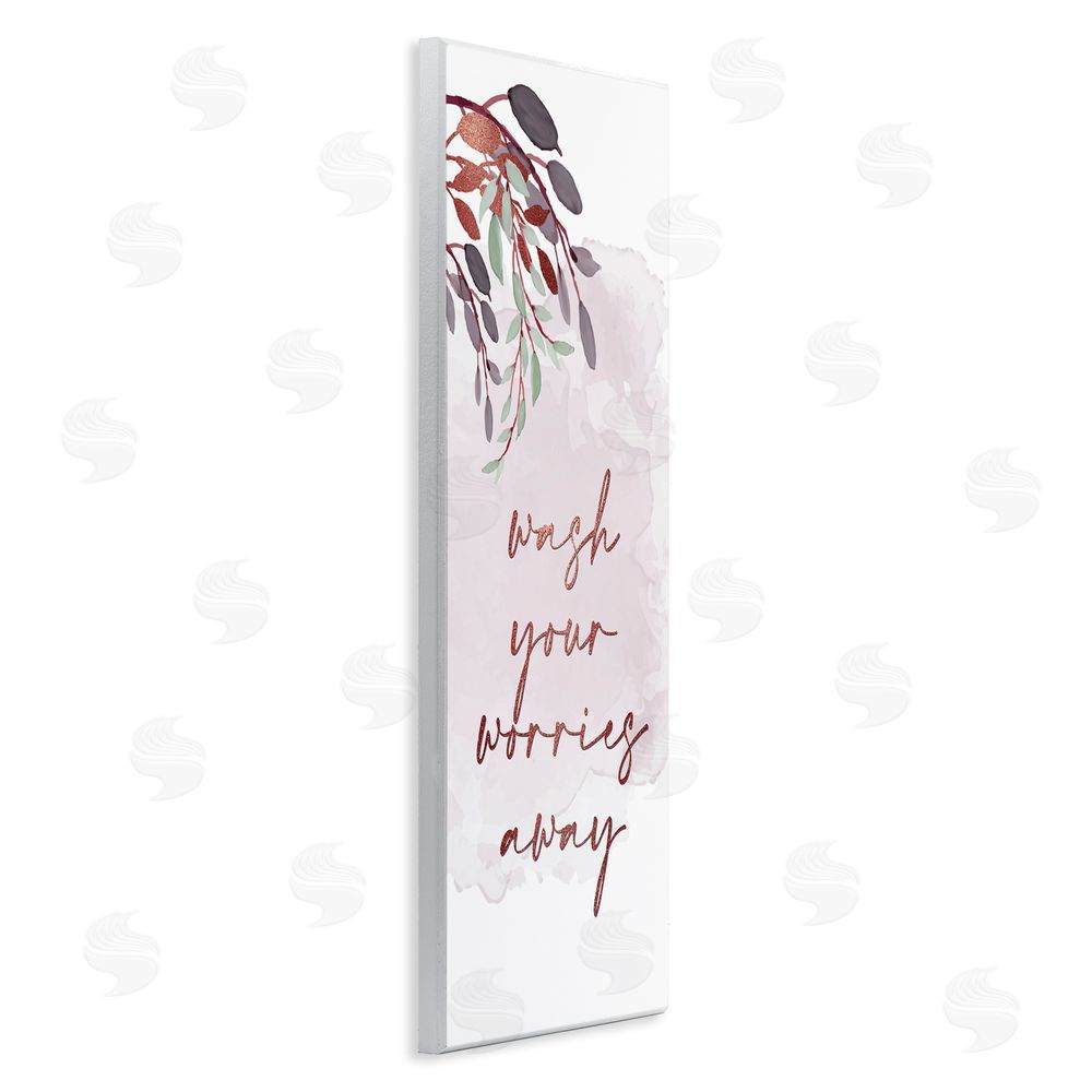 Kim Allen Pink Wash Worries Away Wall Plaque Art Print