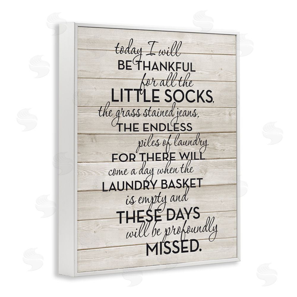 Lettered and Lined Rustic Parenting Phrase White Framed Giclee Wall Art Print
