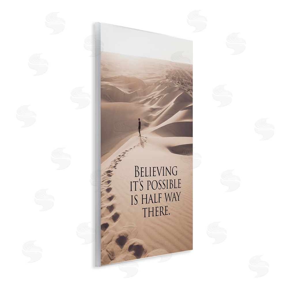 Steve Hunziker Motivational Believe It's Possible Wall Plaque Art Print
