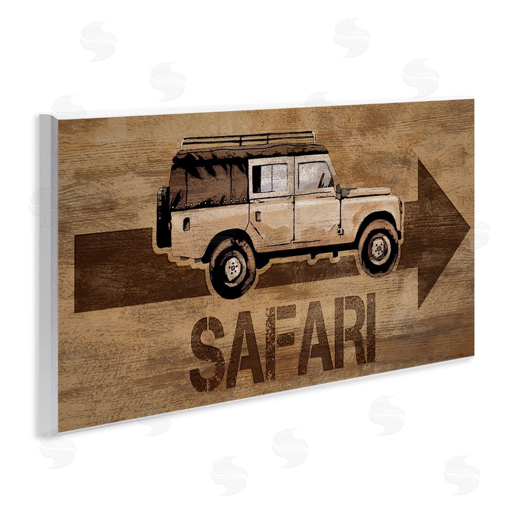 Lucca Sheppard Safari with Right Facing Arrow Wall Plaque Art Print
