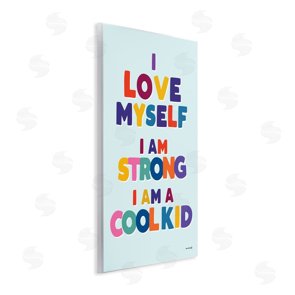 Yass Naffas Designs Kid's Self-Esteem Phrases Wall Plaque Art Print