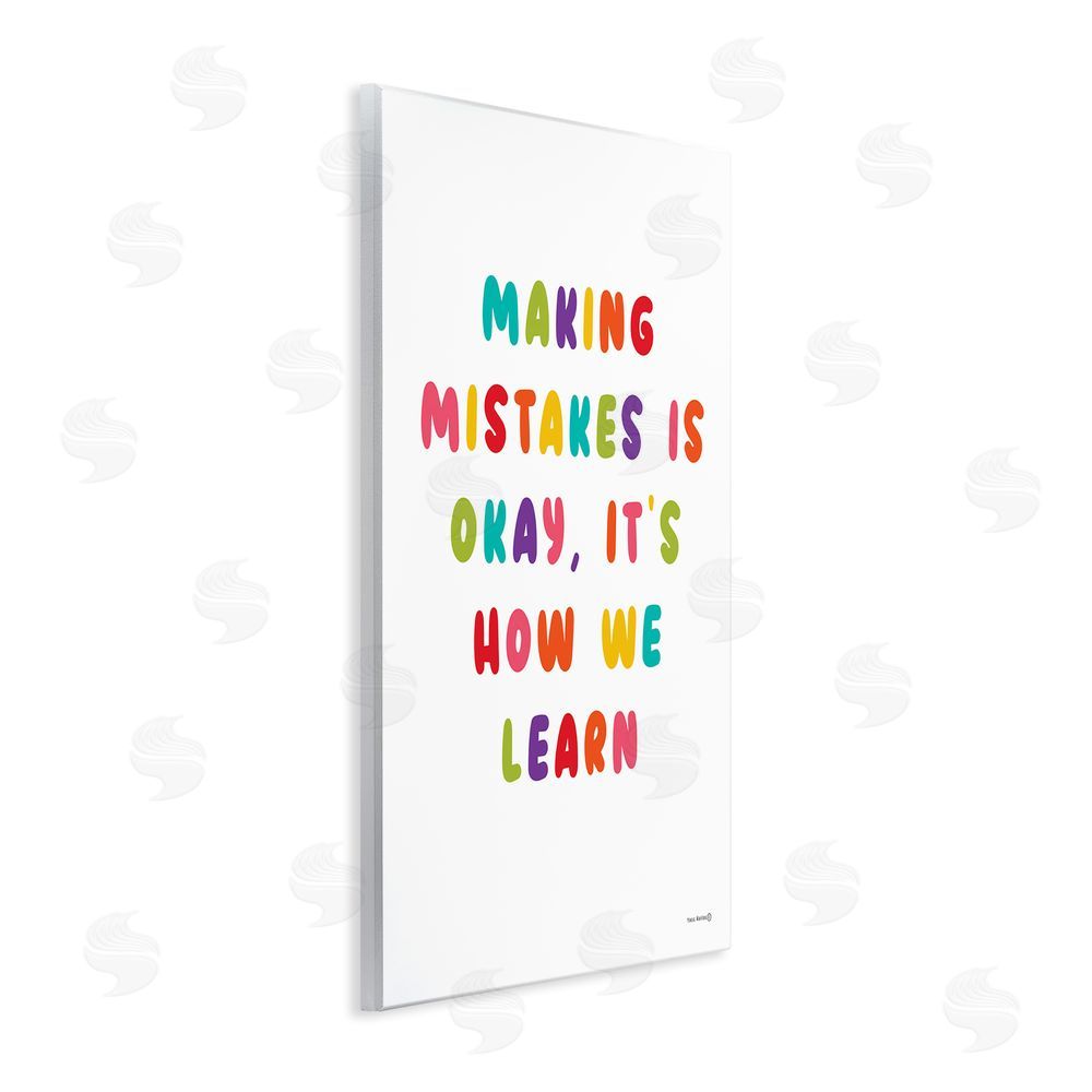 Yass Naffas Designs Making Mistakes Is Okay Wall Plaque Art Print