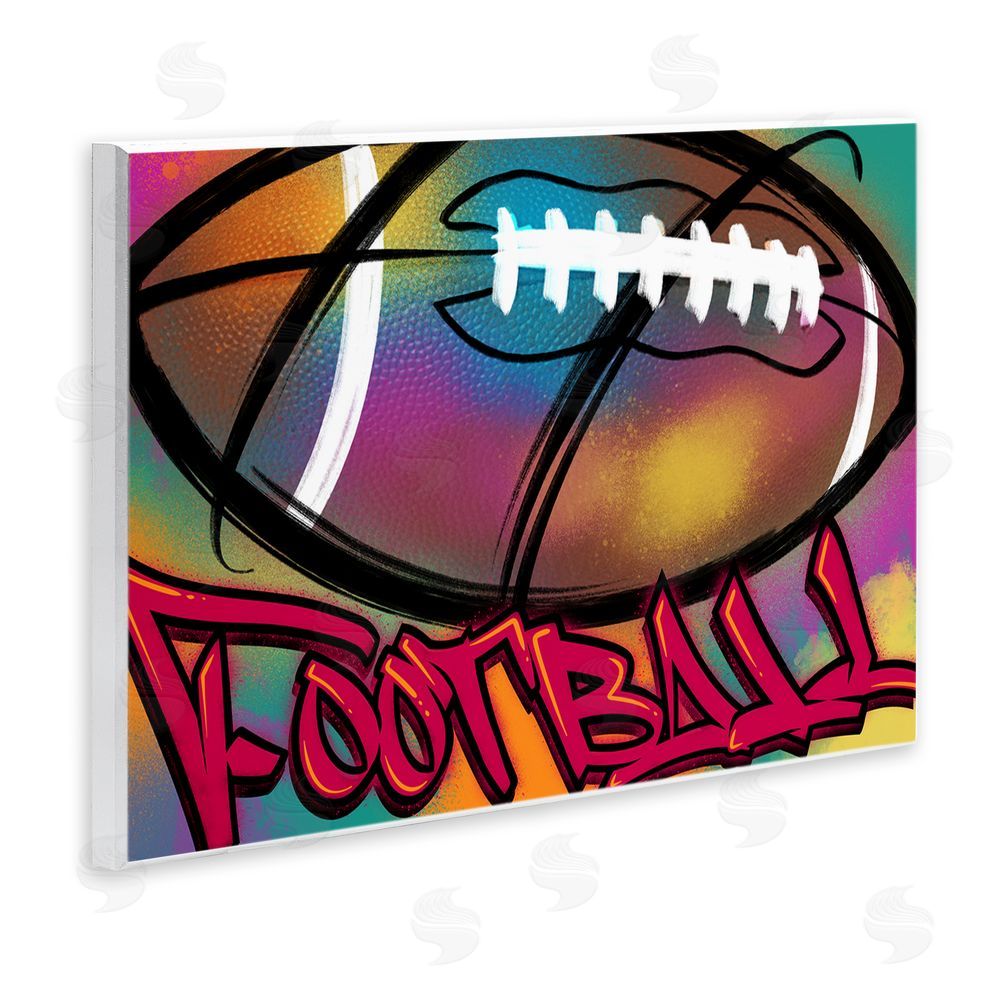 Marcus Prime Urban Sports Football Wall Plaque Art Print
