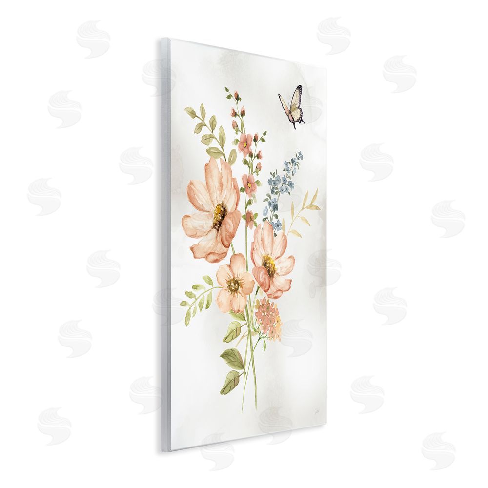 Nan Pink Daisies & Butterfly Wall Plaque Art Print