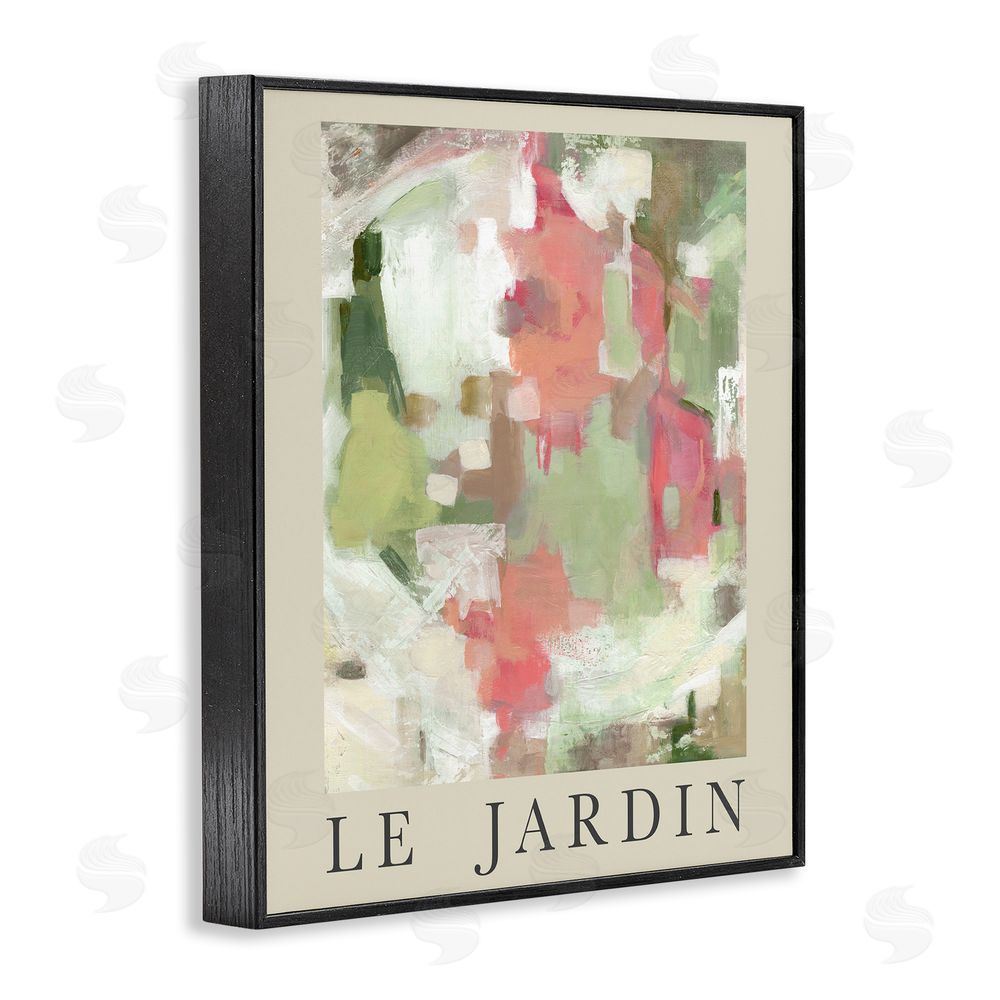 Carol Robinson Abstract Garden Painting Black Framed Giclee Wall Art Print