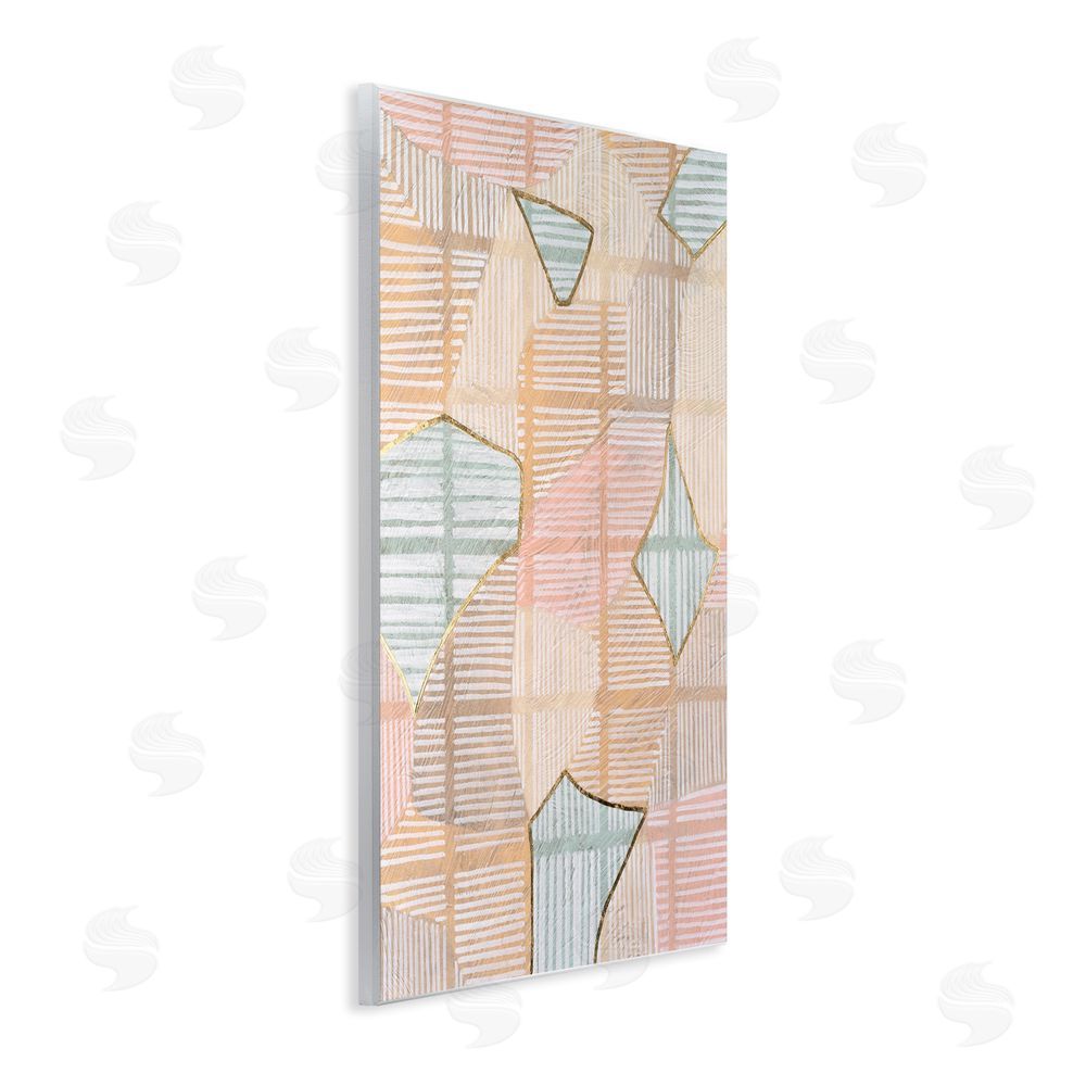 Vanna Lam Pastel Patterned Shapes Wall Plaque Art Print