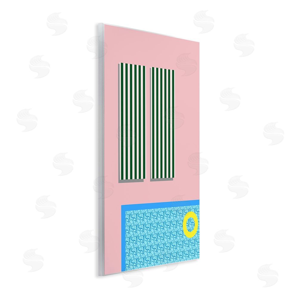 Regina Moore Geometric Summer Poolside Wall Plaque Art Print