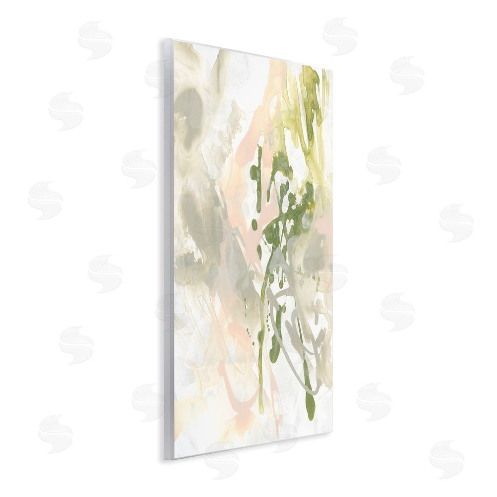 June Erica Vess Abstract Green & Beige Wall Plaque Art Print