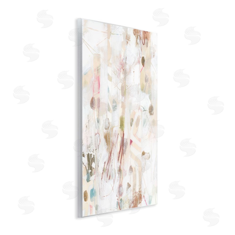 June Erica Vess Subtle Beige Pattern Wall Plaque Art Print