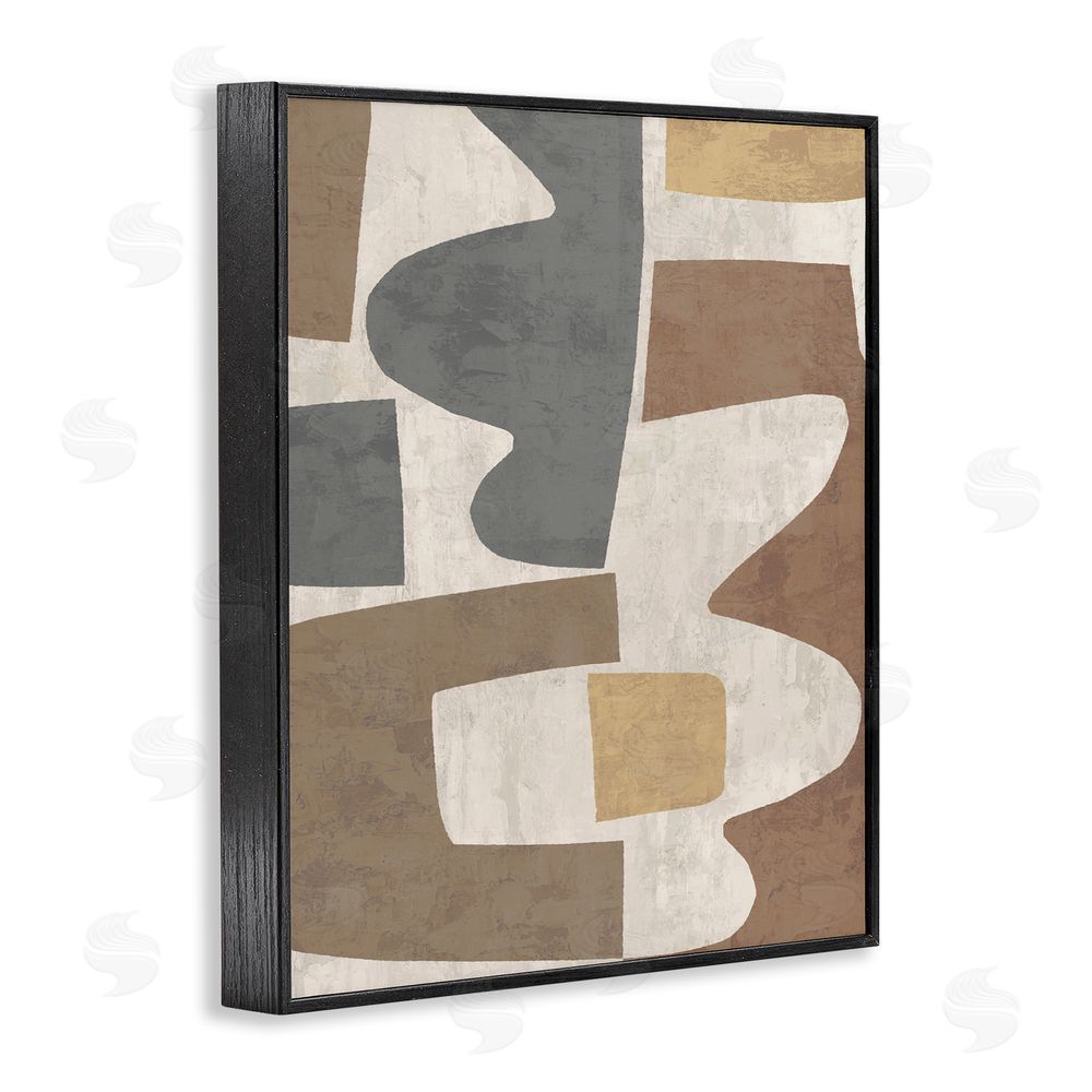 Amber Sterling Modern Geometric Boho Black Framed Giclee Wall Art Print