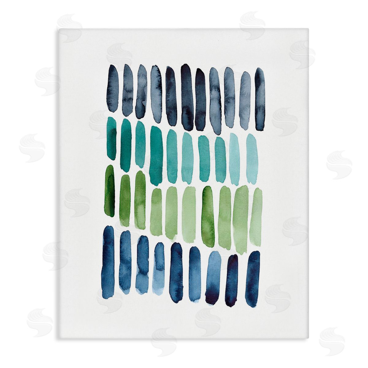 Lisa Nohren Nautical Minimalist Shapes Stretched Canvas Wall Art Print