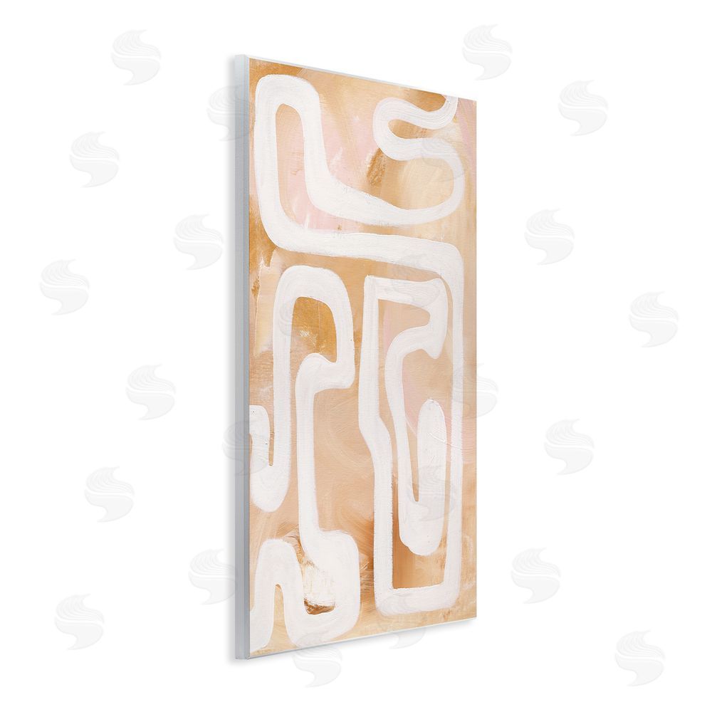 Design Fabrikken Muted Abstract Squiggle Wall Plaque Art Print