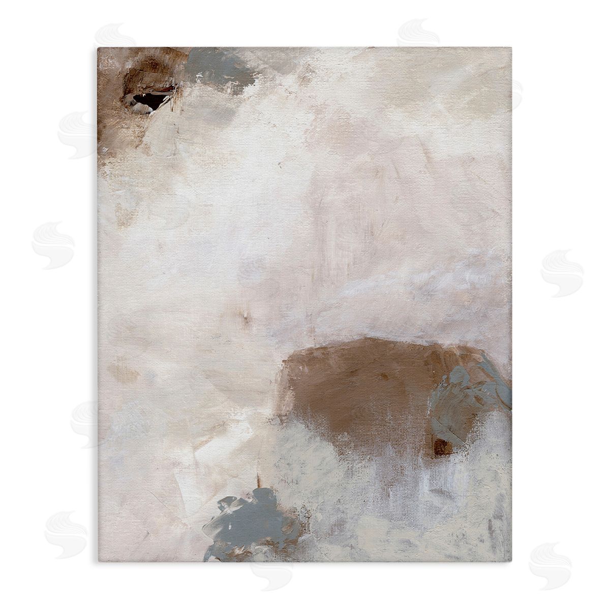 Nikita Jariwala Muted Neutral Painting Stretched Canvas Wall Art Print