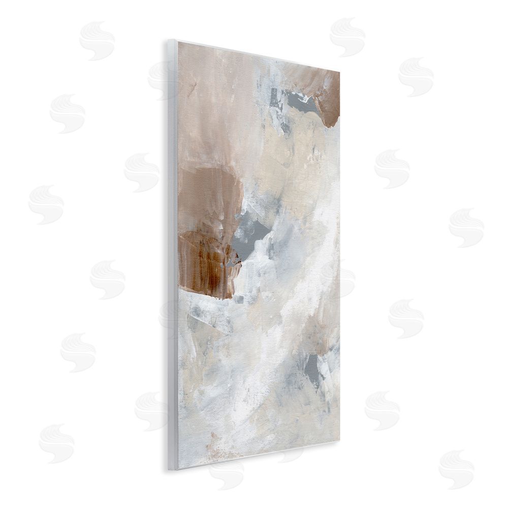 Nikita Jariwala Neutral Subtle Painting Wall Plaque Art Print