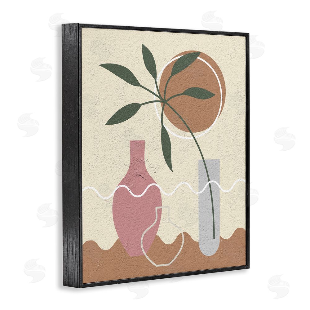 Martina Pavlova Boho Vase Still Life Black Framed Giclee Wall Art Print