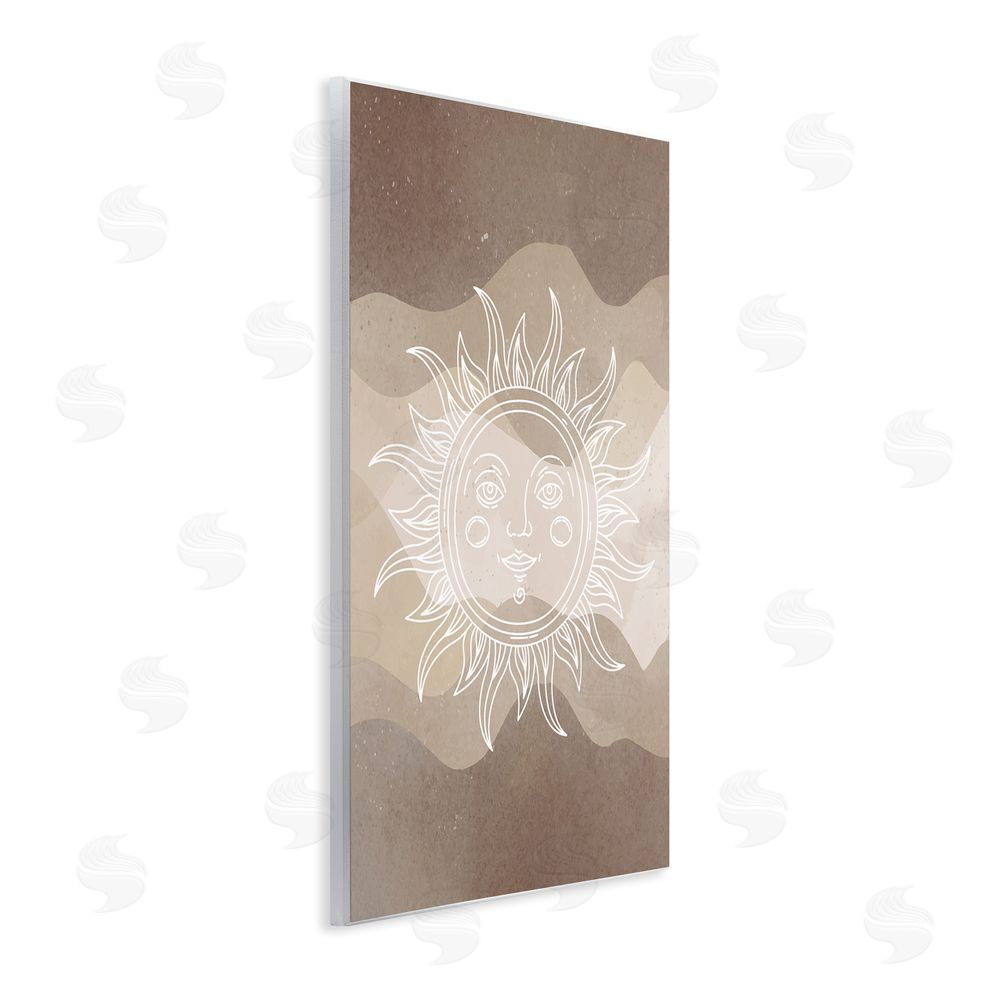 Stupell Studio Boho Celestial Sun Wall Plaque Art Print
