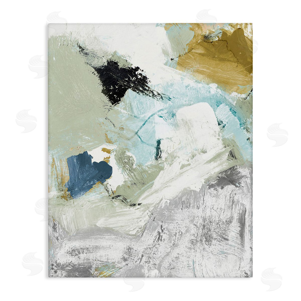 Lanie Loreth Expressive Modern Pattern Stretched Canvas Wall Art Print
