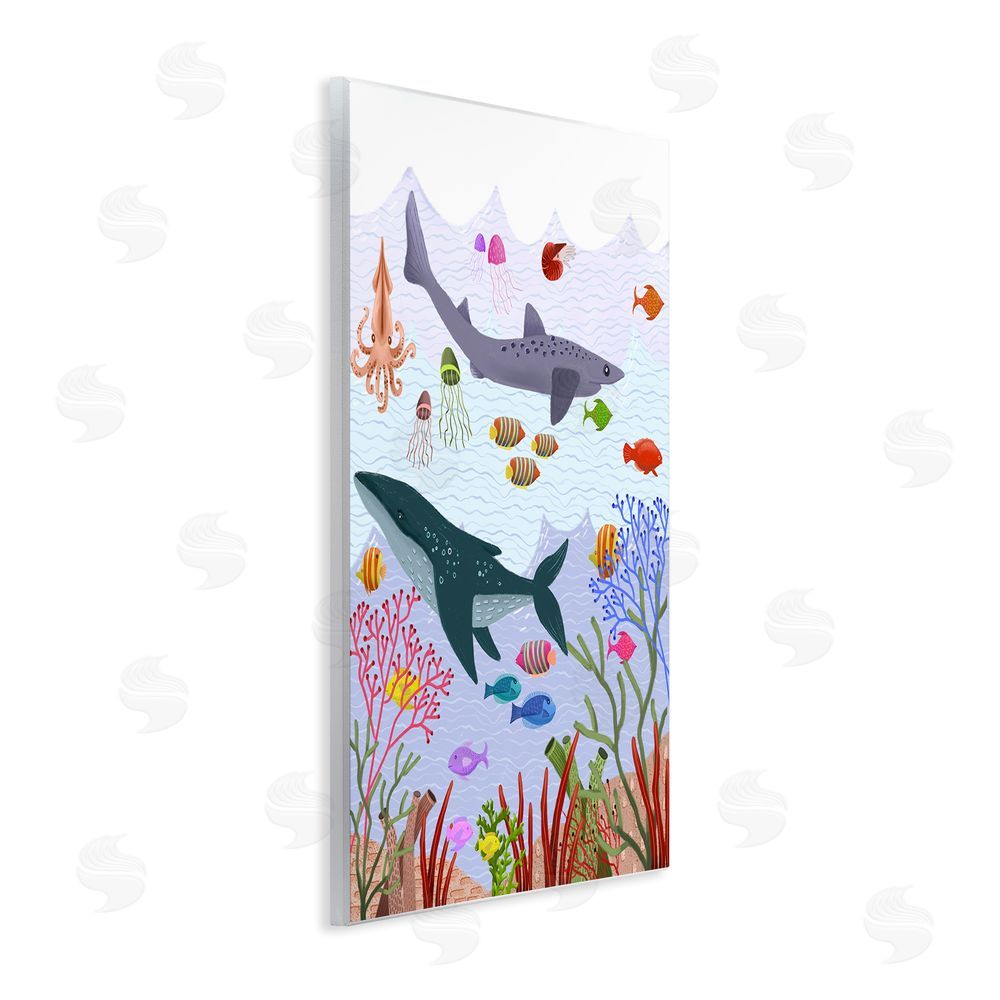 Regina Moore Underwater Sea Animals Wall Plaque Art Print