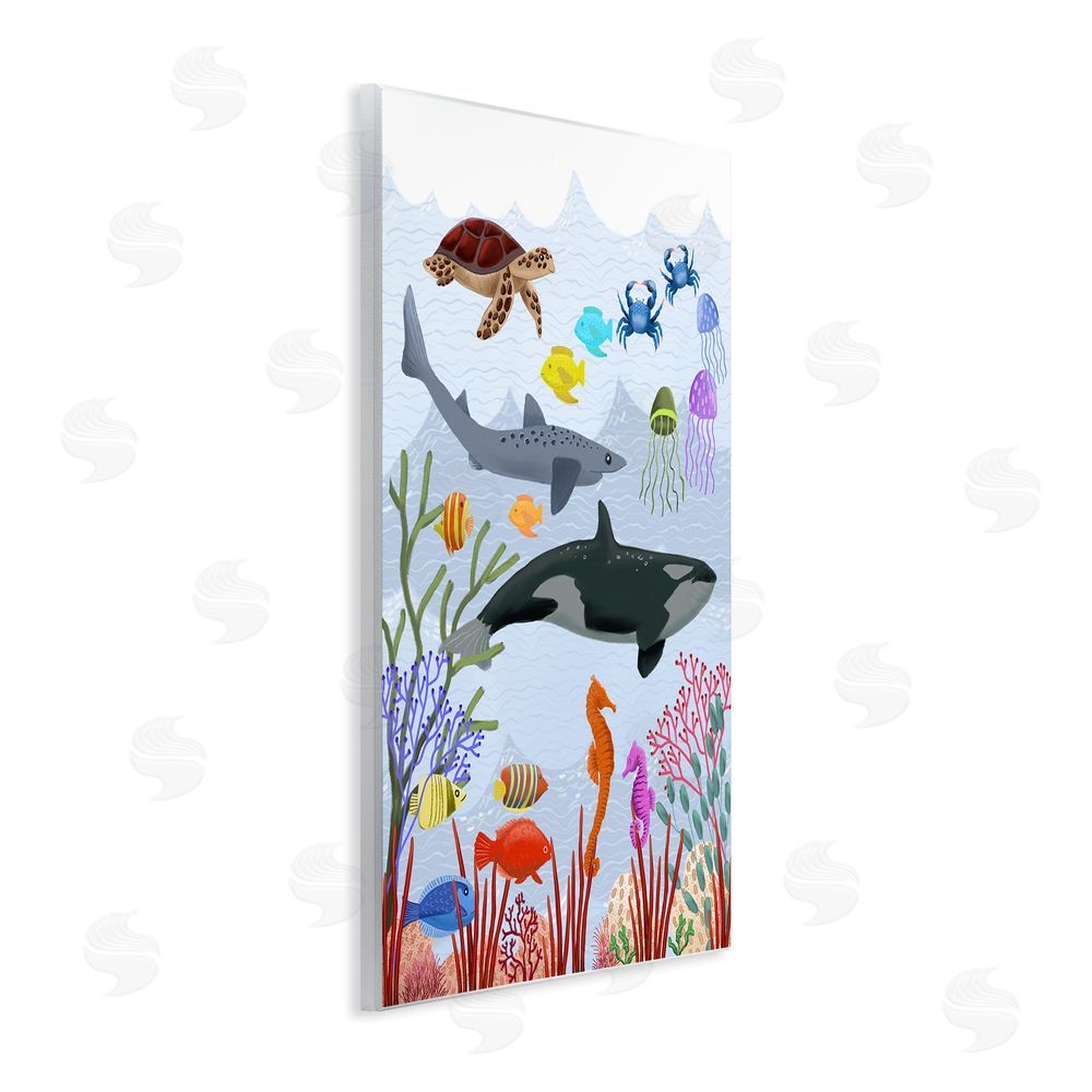 Regina Moore Aquatic Animals Underwater Wall Plaque Art Print