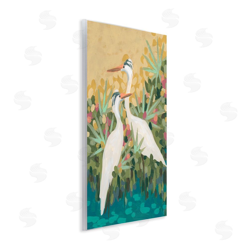 June Erica Vess Nautical Birds in River Wall Plaque Art Print