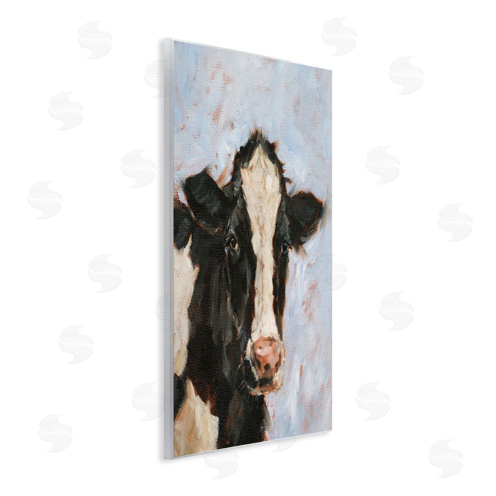 Ethan Harper Charming Cow Portrait Wall Plaque Art Print