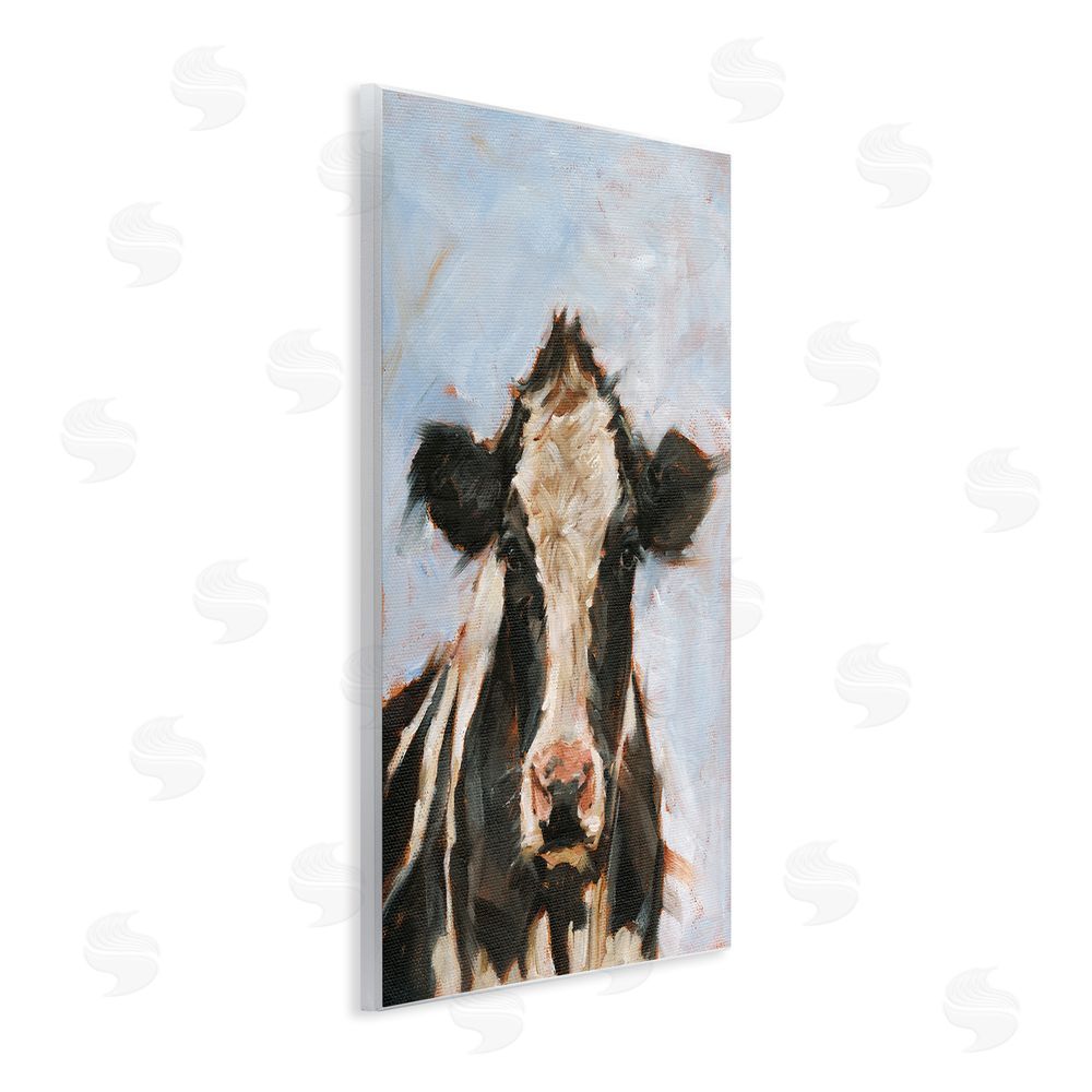 Ethan Harper Expressive Cow Portrait Wall Plaque Art Print