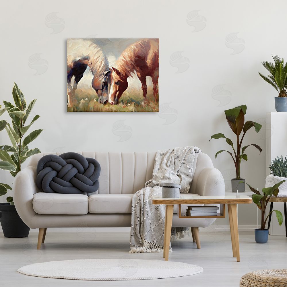 Ramona Murdock Grazing Horse Pair