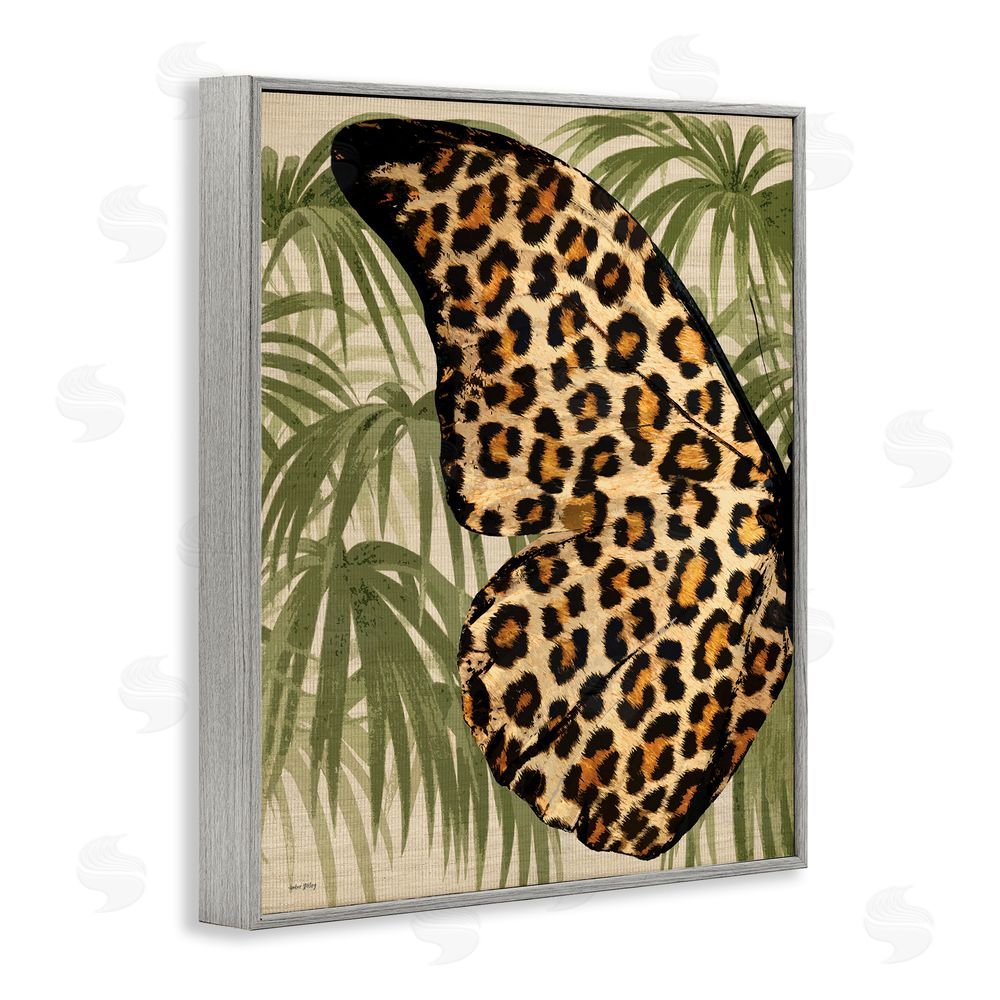 Amber Sterling Tropical Animal Pattern Wing